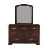 Hudson Cherry Mirror (Mirror Only) by Homelegance at Eve Furniture