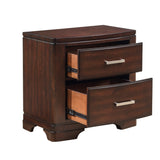 Hudson Cherry Nightstand by Homelegance at Eve Furniture