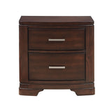 Hudson Cherry Nightstand by Homelegance at Eve Furniture