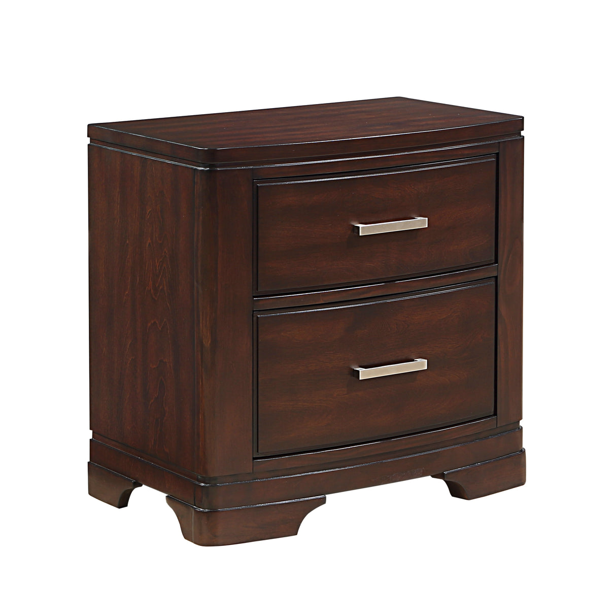 Hudson Cherry Nightstand by Homelegance at Eve Furniture