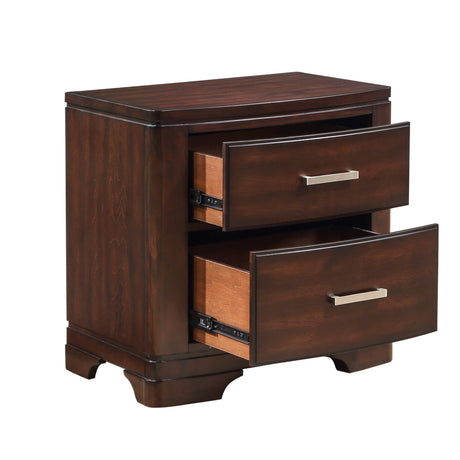 Hudson Cherry Storage Platform Bedroom Set by Homelegance at Eve Furniture