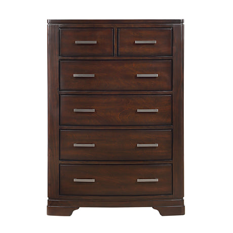Hudson Cherry Storage Platform Bedroom Set by Homelegance at Eve Furniture