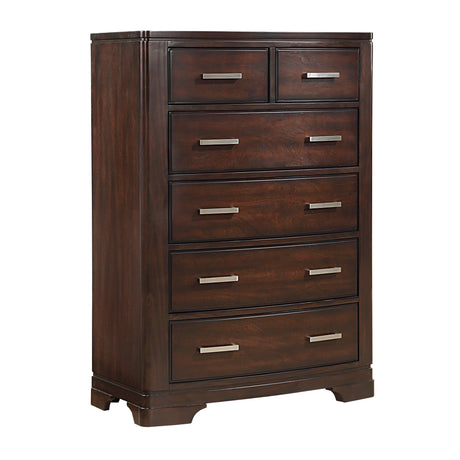 Hudson Cherry Storage Platform Bedroom Set by Homelegance at Eve Furniture