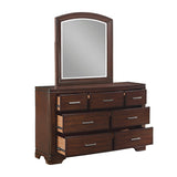Hudson Cherry Storage Platform Bedroom Set by Homelegance at Eve Furniture