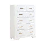 Hudson White Chest by Homelegance at Eve Furniture