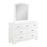 Hudson White Dresser by Homelegance at Eve Furniture
