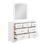 Hudson White Dresser by Homelegance at Eve Furniture
