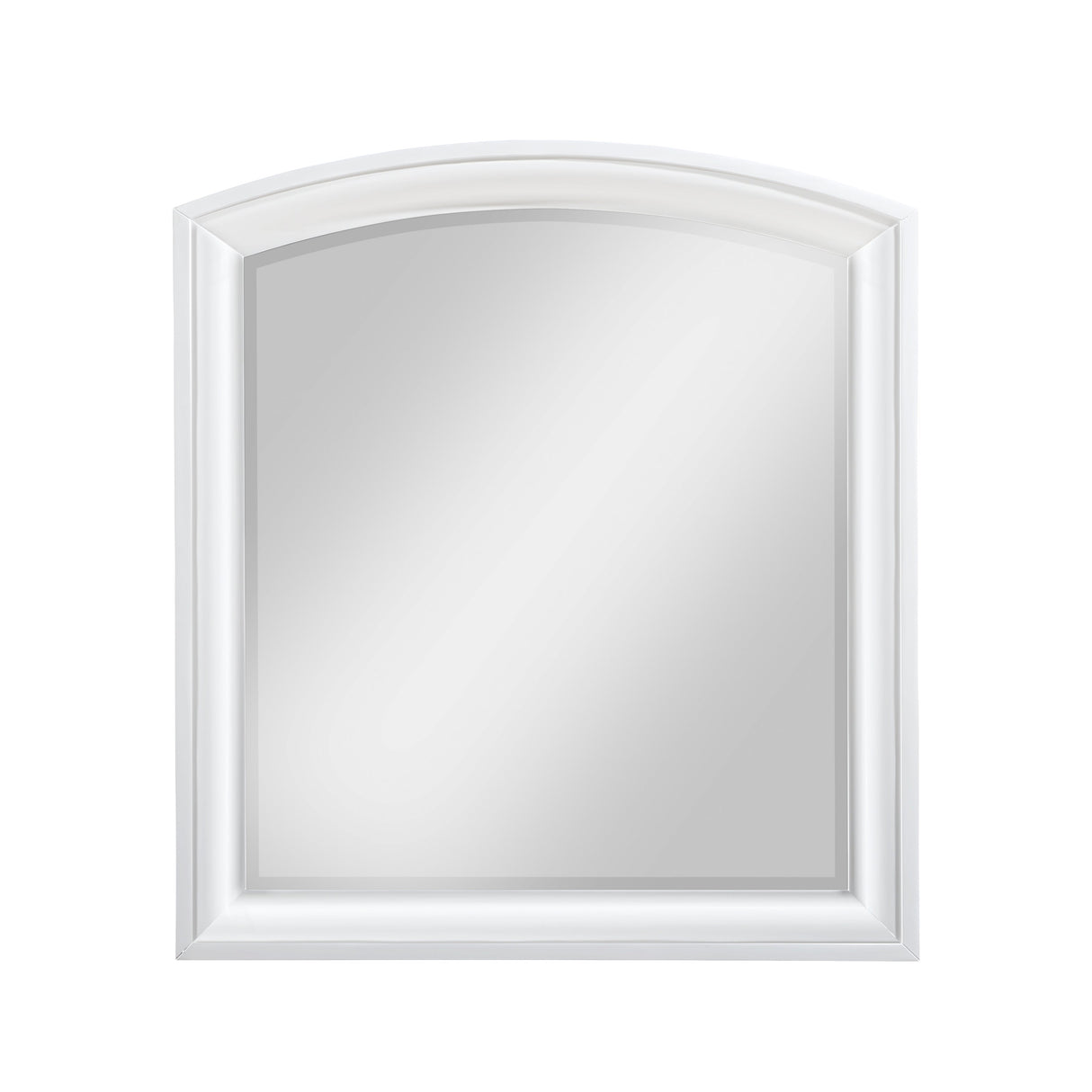 Hudson White Mirror (Mirror Only) by Homelegance at Eve Furniture