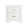 Hudson White Nightstand by Homelegance at Eve Furniture
