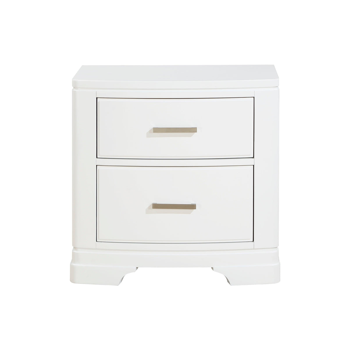 Hudson White Nightstand by Homelegance at Eve Furniture