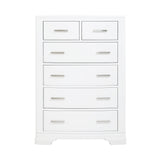 Hudson White Storage Platform Bedroom Set by Homelegance at Eve Furniture