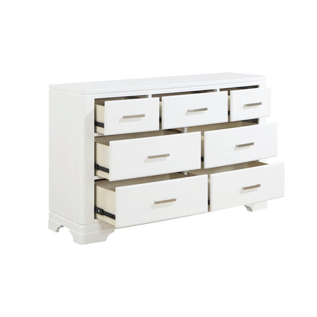 Hudson White Storage Platform Youth Bedroom Set by Homelegance at Eve Furniture