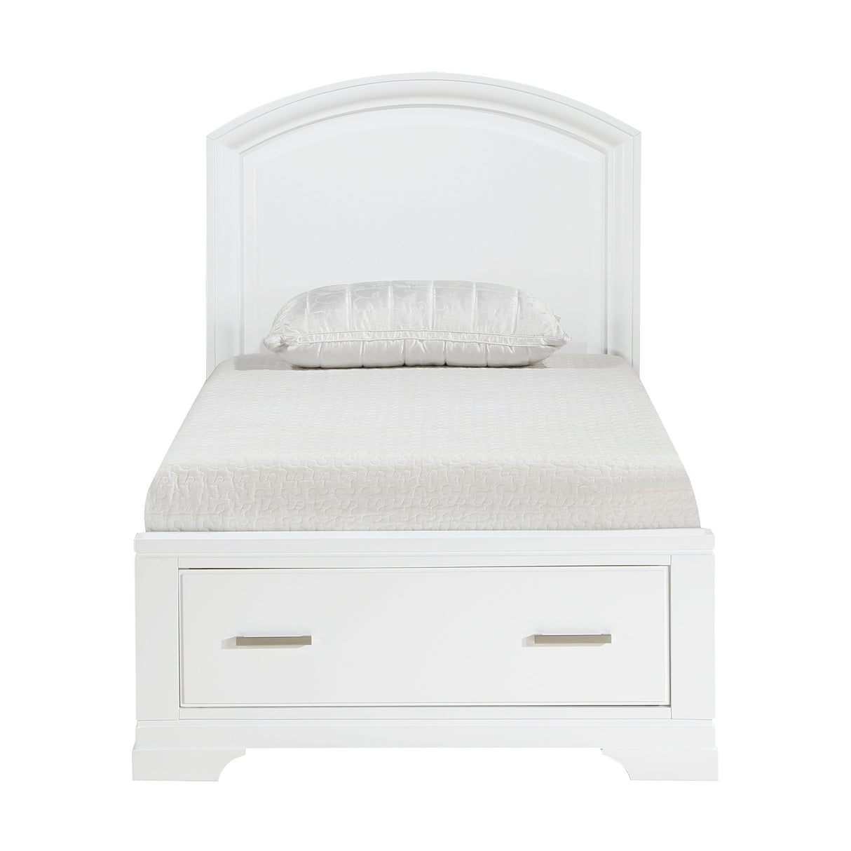 Hudson White Storage Platform Youth Bedroom Set by Homelegance at Eve Furniture