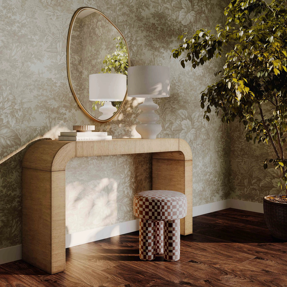 Hump Console Table by TOV Furniture at Eve Furniture
