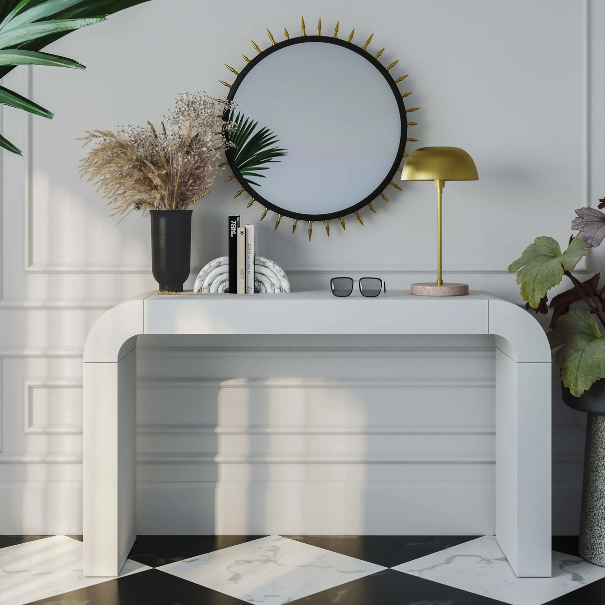 Hump Console Table by TOV Furniture at Eve Furniture