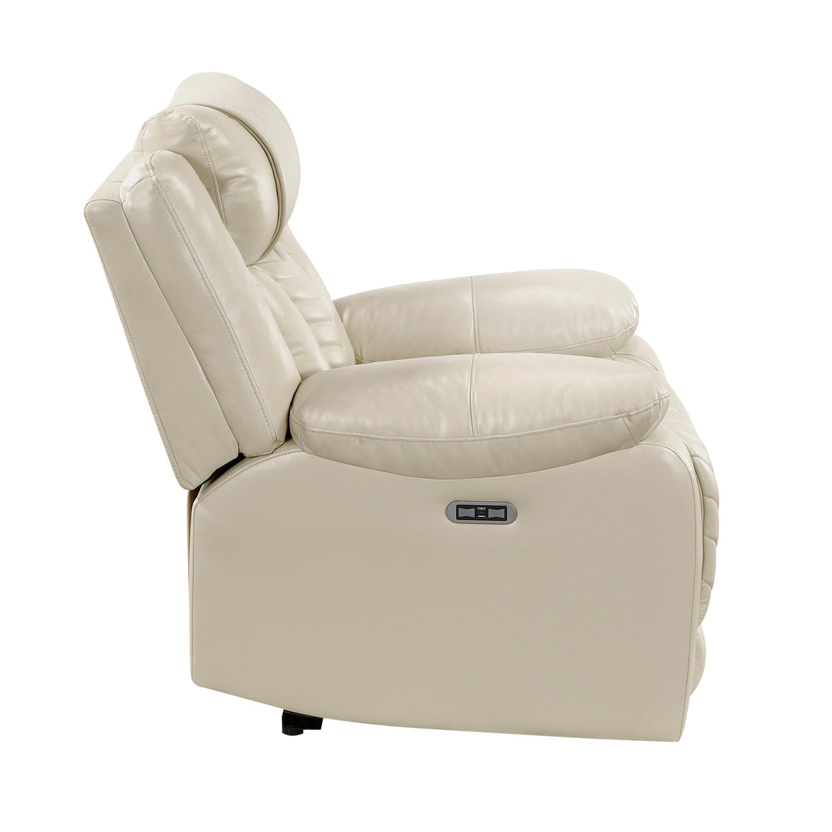 Huron Beige Power Reclining Chair by Homelegance at Eve Furniture