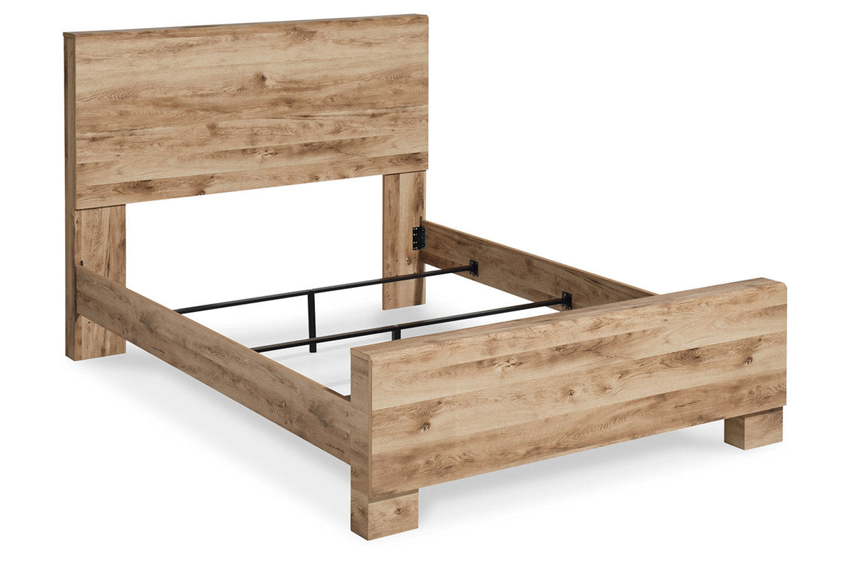 Hyanna Tan Brown Panel Bedroom Set by Ashley at Eve Furniture