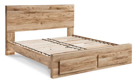 Hyanna Tan Brown Panel Storage Bedroom Set by Ashley at Eve Furniture