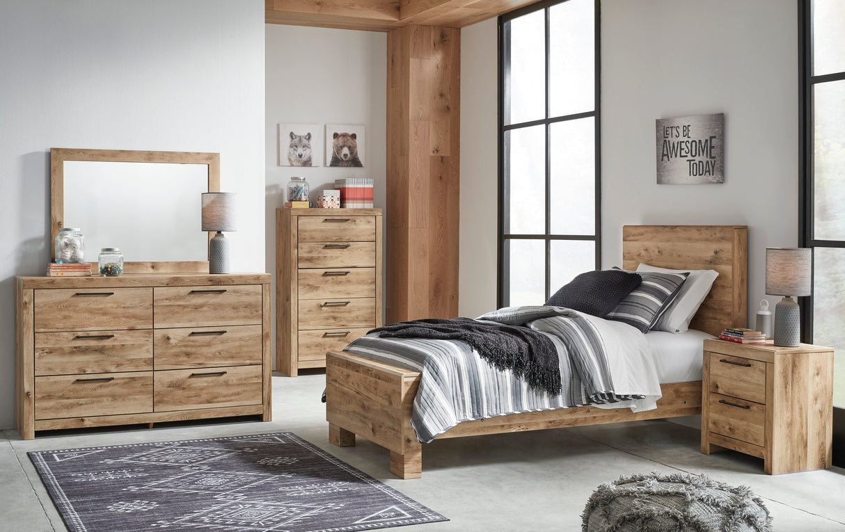 Hyanna Tan Brown Youth Panel Bedroom Set by Ashley at Eve Furniture