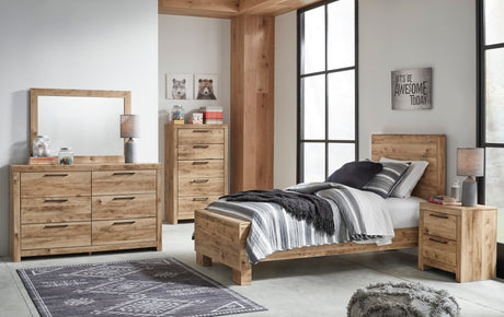 Hyanna Tan Brown Youth Panel Bedroom Set by Ashley at Eve Furniture