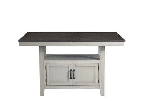 Hyland 80-inch Counter Table w/20-inch Leaf by Steve Silver at Eve Furniture