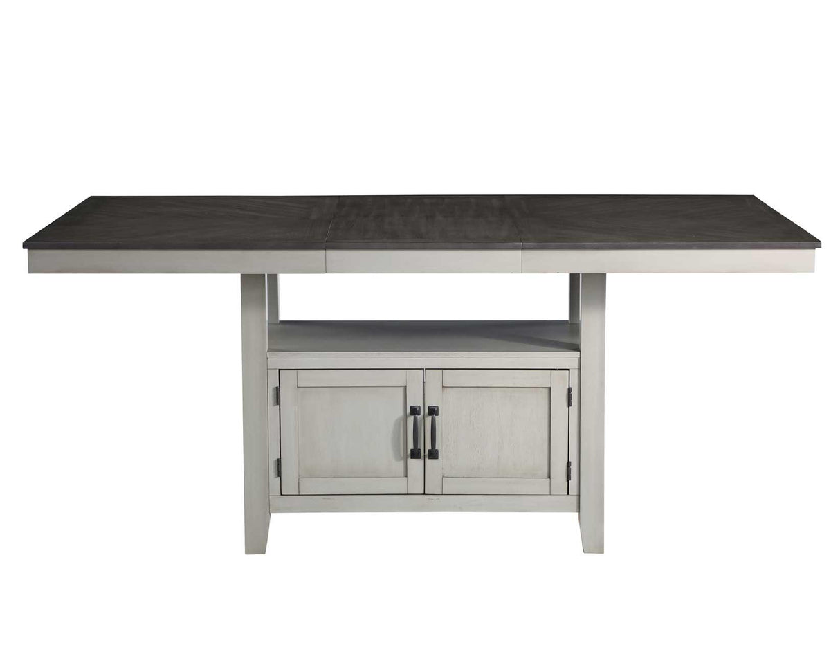 Hyland 80-inch Counter Table w/20-inch Leaf by Steve Silver at Eve Furniture