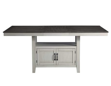 Hyland 80-inch Counter Table w/20-inch Leaf by Steve Silver at Eve Furniture