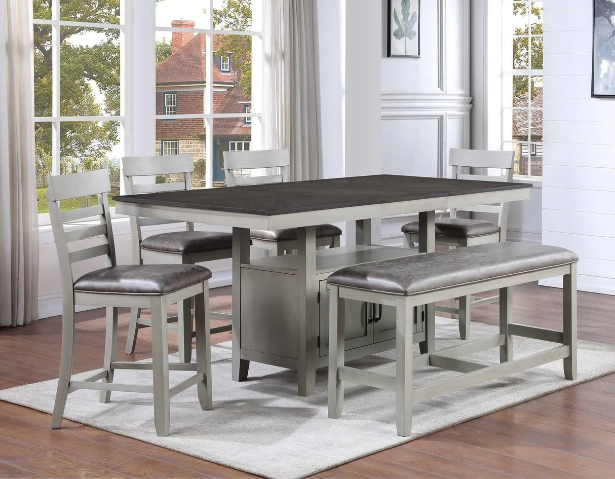 Hyland Counter Bench by Steve Silver at Eve Furniture