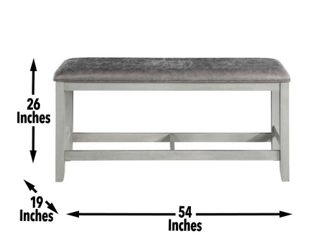 Hyland Counter Bench by Steve Silver at Eve Furniture