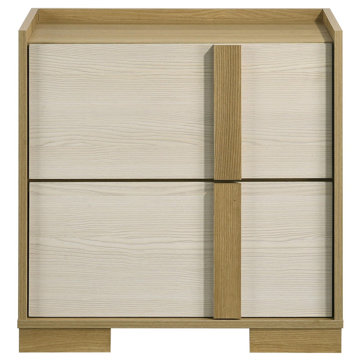 Hyland Natural 2-drawer Nightstand Bedside Table by Coaster at Eve Furniture