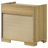 Hyland Natural 2-drawer Nightstand Bedside Table by Coaster at Eve Furniture