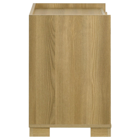 Hyland Natural 2-drawer Nightstand Bedside Table by Coaster at Eve Furniture