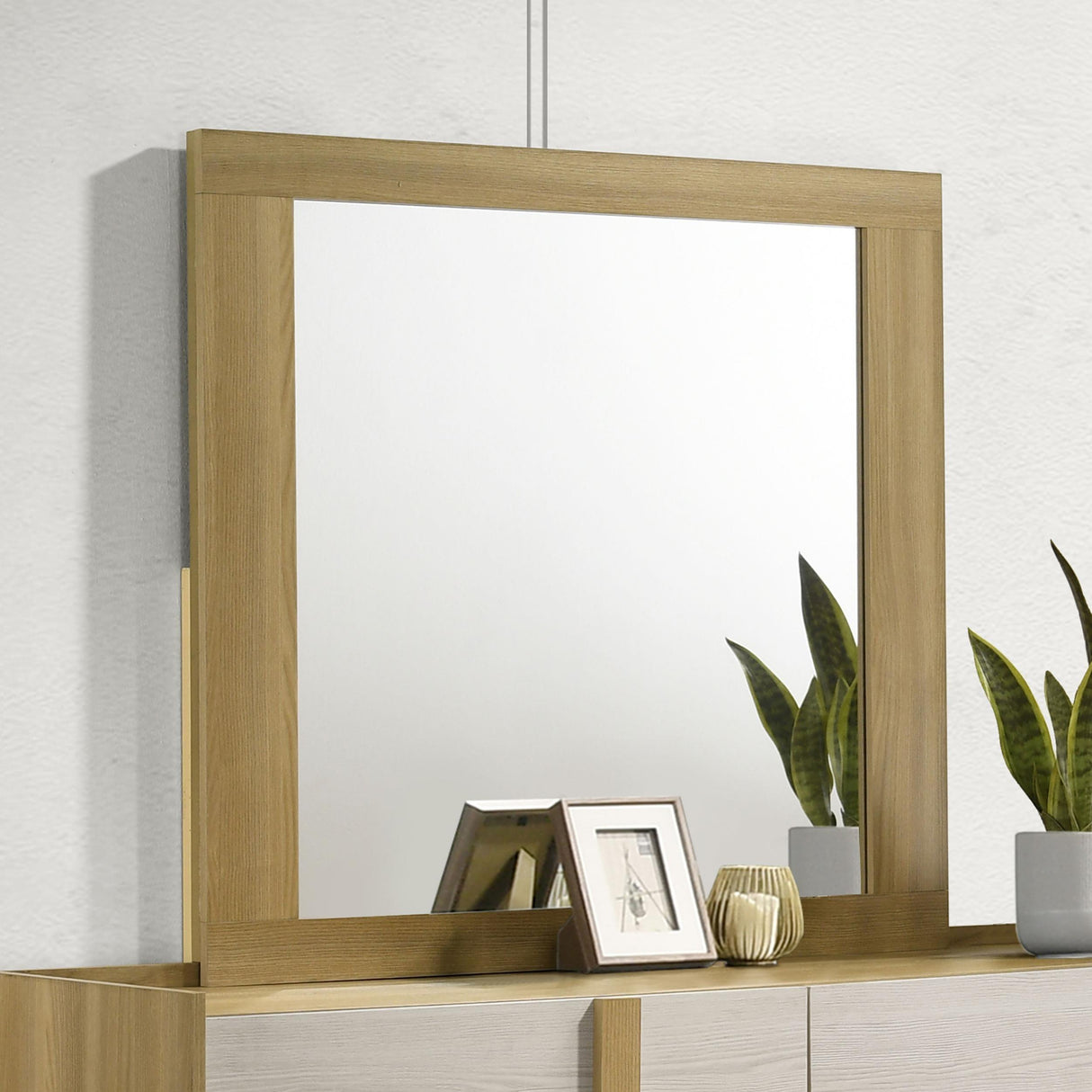 Hyland Natural Dresser Mirror by Coaster at Eve Furniture