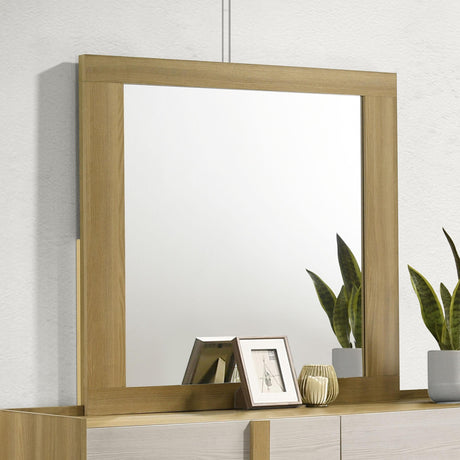Hyland Natural Dresser Mirror by Coaster at Eve Furniture