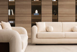 Damla Cream Living Room Set