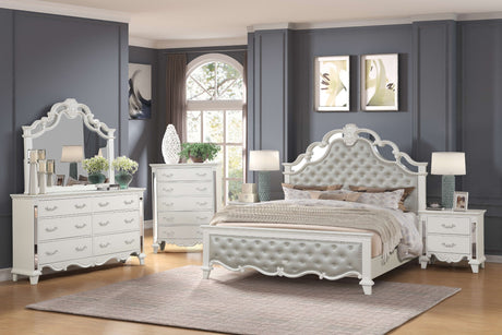 Sonia Pearl Bedroom Set by Cosmos Furniture at Eve Furniture