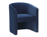 Iris Indigo Upholstered Chair by Steve Silver at Eve Furniture