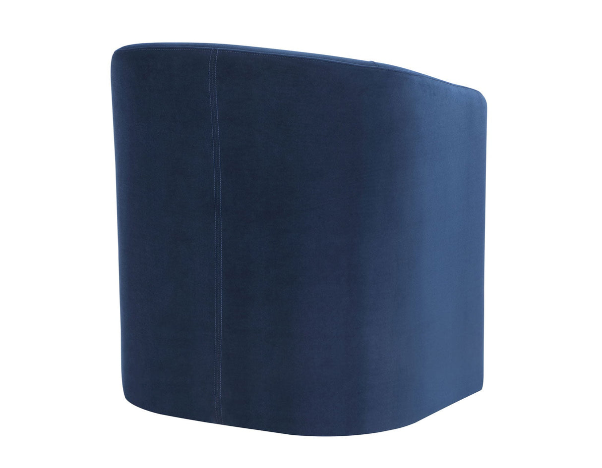 Iris Indigo Upholstered Chair by Steve Silver at Eve Furniture