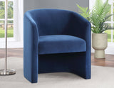 Iris Indigo Upholstered Chair by Steve Silver at Eve Furniture