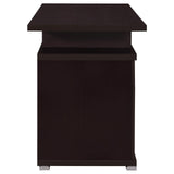 Irving Cappuccino 2-Drawer Office Desk with Cabinet by Coaster at Eve Furniture