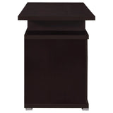 Irving Cappuccino 2-Drawer Office Desk with Cabinet by Coaster at Eve Furniture