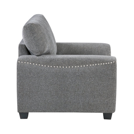 Isabel Dark Gray Chair by Homelegance at Eve Furniture