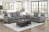 Isabel Dark Gray Sofa by Homelegance at Eve Furniture