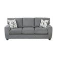 Isabel Dark Gray Sofa by Homelegance at Eve Furniture