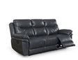 Isabella Manual Reclining Sofa, Grey by Steve Silver at Eve Furniture