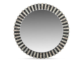 Isolde Black/Beige Mirror by Moe's Home at Eve Furniture