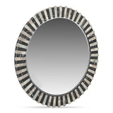 Isolde Black/Beige Mirror by Moe's Home at Eve Furniture