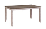 Ithaca Grayish White/Brown Dining Set by Homelegance at Eve Furniture