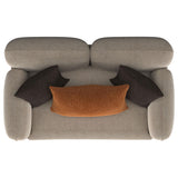 Jade Latte Chenille Upholstered Sculpted Track Arm Loveseat by Coaster at Eve Furniture