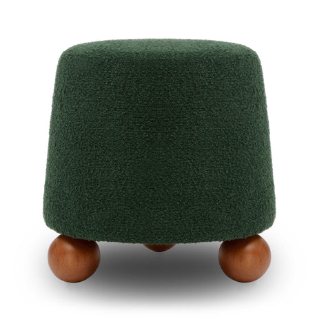 Jaine Boucle Stool by TOV Furniture at Eve Furniture